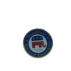 American Republican National Committee 1" Lapel Pins 1996 Vintage Elephant